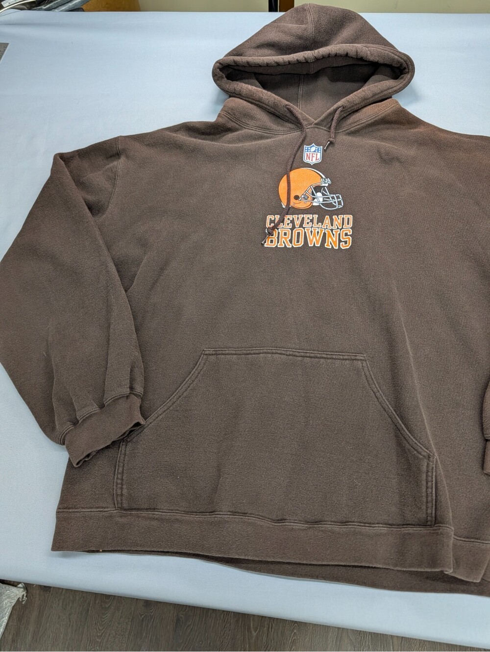 Cleveland Browns Reebok Hoodie NFL Brown Sweatshirt 2XL